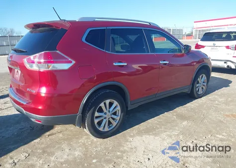 2016 Nissan Rogue Sv z USA, uszkodzony, nr VIN KNMAT2MV4GP625418